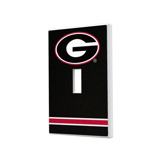 University of Georgia Bulldogs Stripe Hidden-Screw Light Switch Plate
