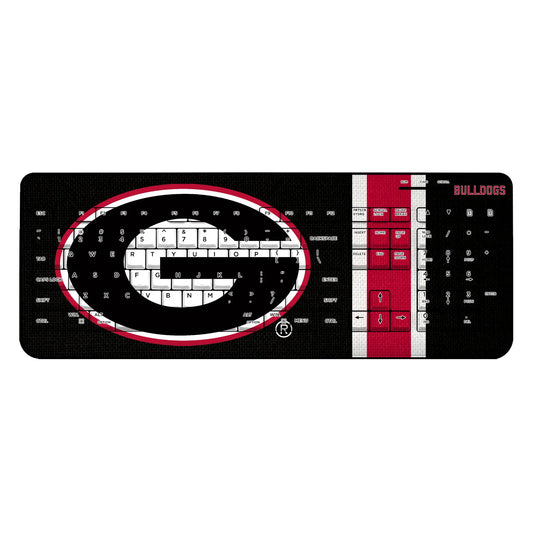 University of Georgia Bulldogs Stripe Wireless USB Keyboard