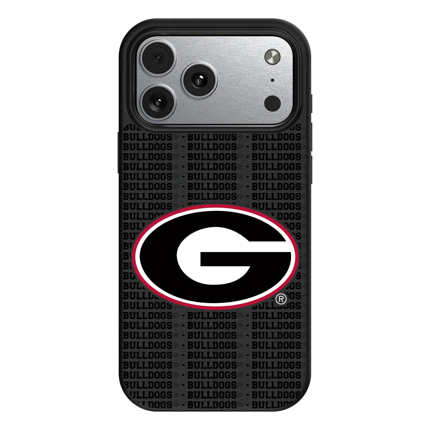 University of Georgia Bulldogs Text Backdrop MagSafe Compatible Phone Case for Apple iPhone