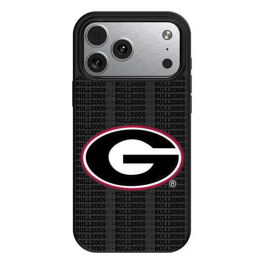 University of Georgia Bulldogs Text Backdrop MagSafe Compatible Phone Case for Apple iPhone