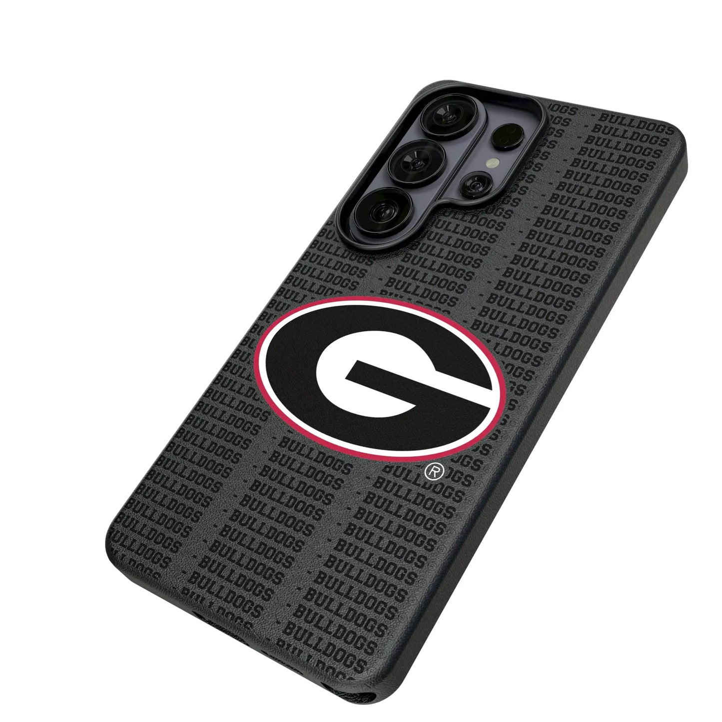 University of Georgia Bulldogs Text Backdrop MagSafe Compatible Phone Case for Samsung Galaxy