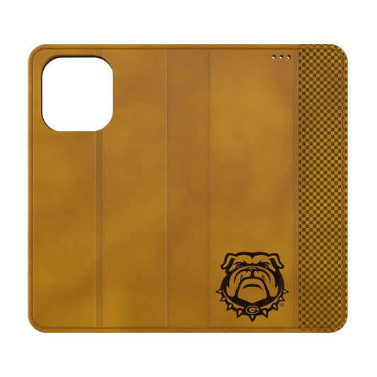 University of Georgia Bulldogs Uga Burn Folio Phone Case for Apple iPhone
