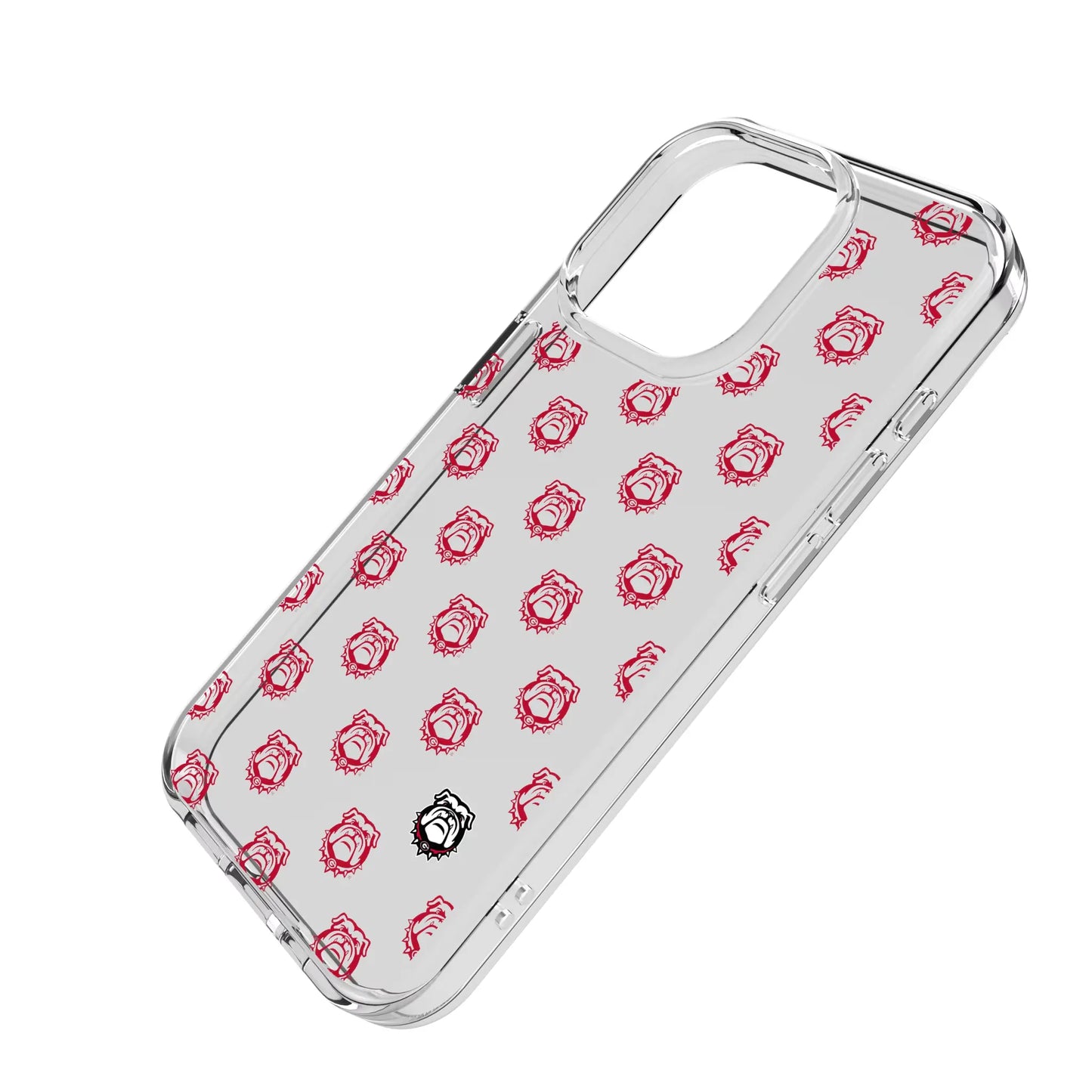 University of Georgia Bulldogs Uga Fashion Pattern Clear Phone Case for Apple iPhone