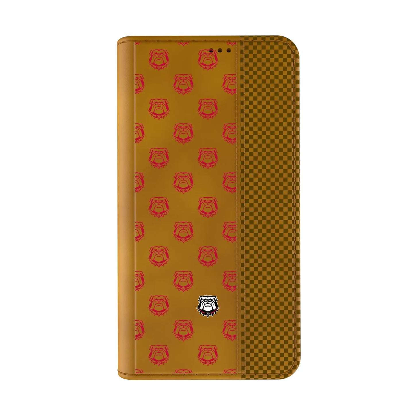 University of Georgia Bulldogs Uga Fashion Pattern Folio Phone Case for Apple iPhone