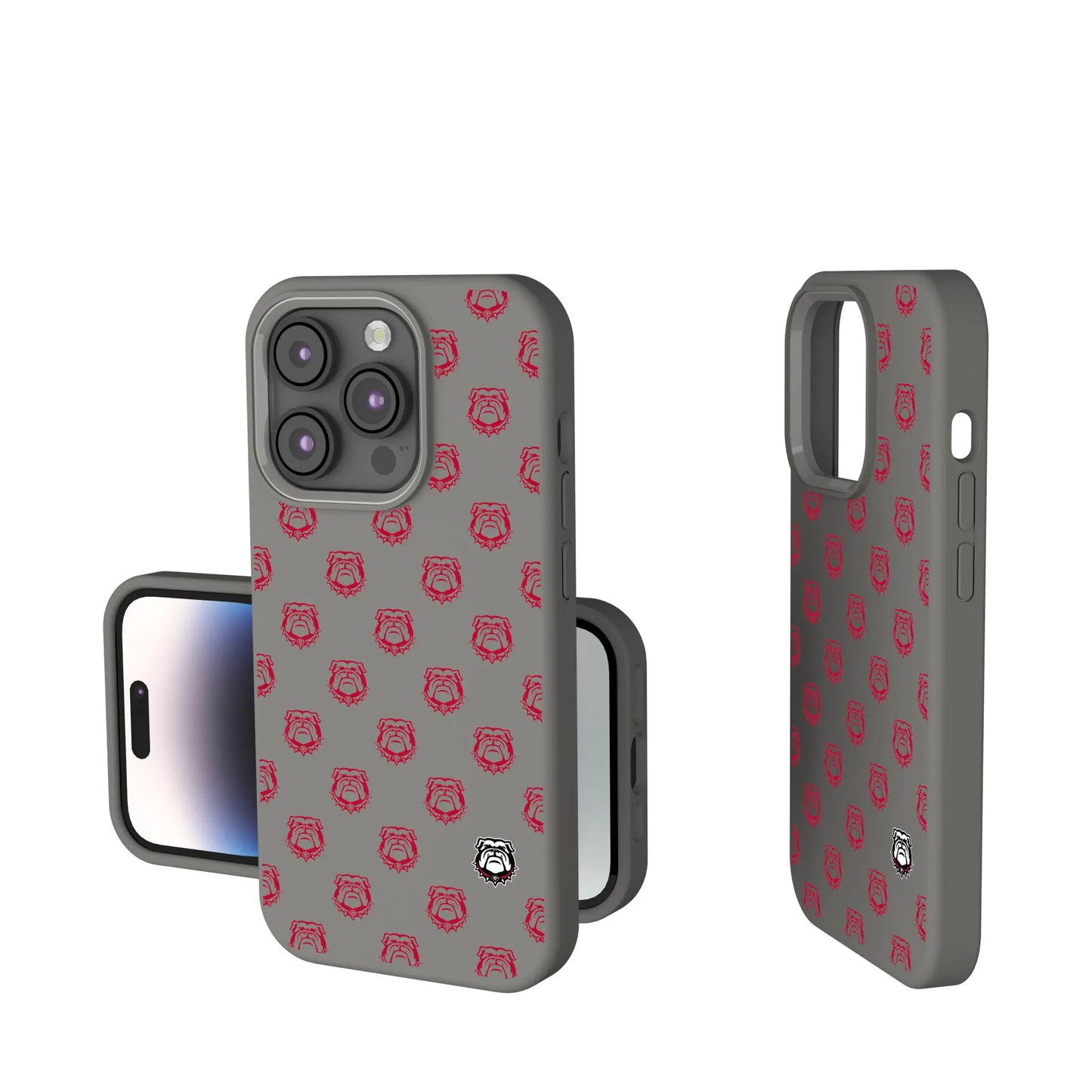 University of Georgia Bulldogs Uga Fashion Pattern Soft Touch Phone Case for Apple iPhone