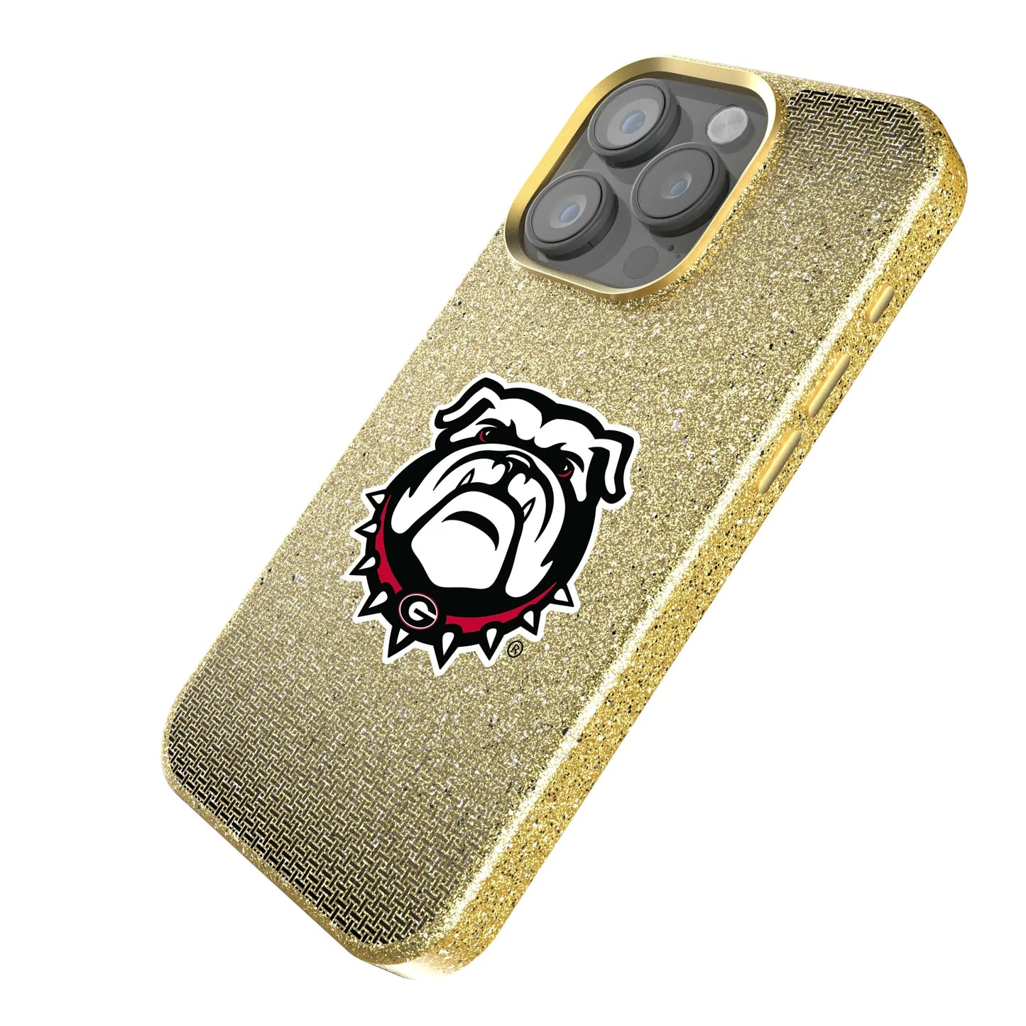 University of Georgia Bulldogs Uga Linen Bling Phone Case for Apple iPhone