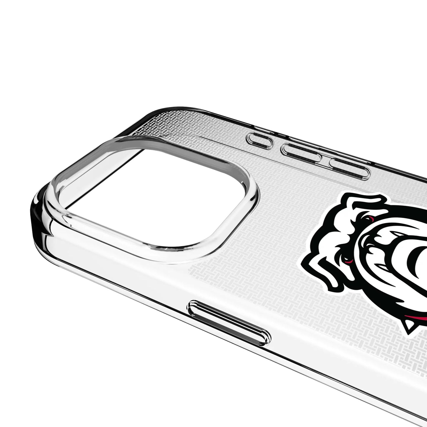 University of Georgia Bulldogs Uga Linen Clear Phone Case for Apple iPhone