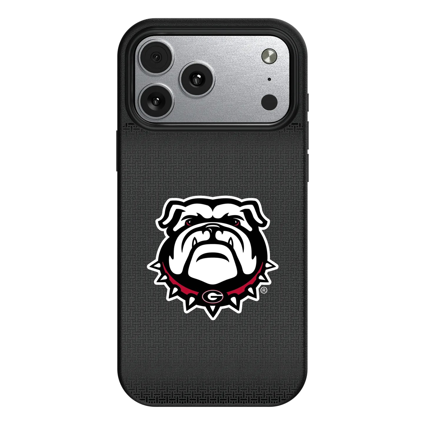 University of Georgia Bulldogs Uga Linen MagSafe Compatible Phone Case for Apple iPhone