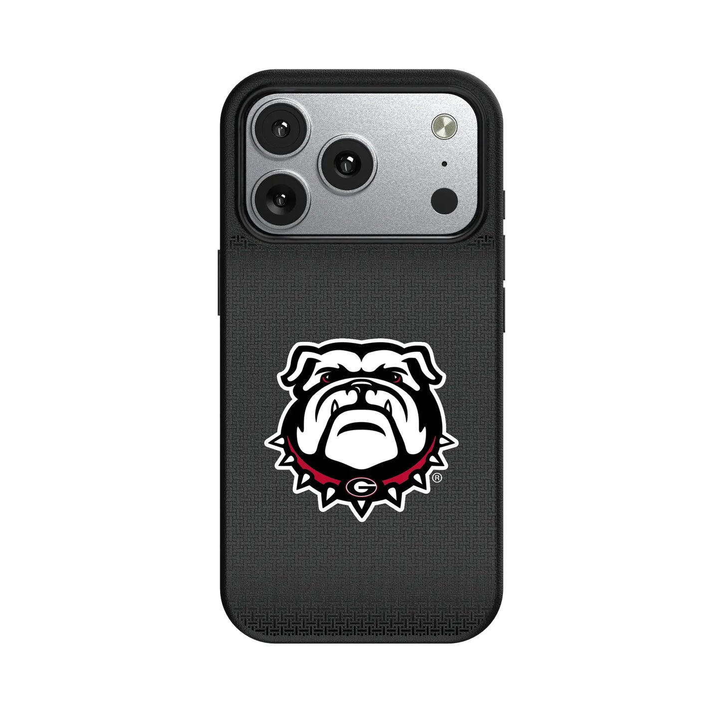 University of Georgia Bulldogs Uga Linen MagSafe Compatible Phone Case for Apple iPhone