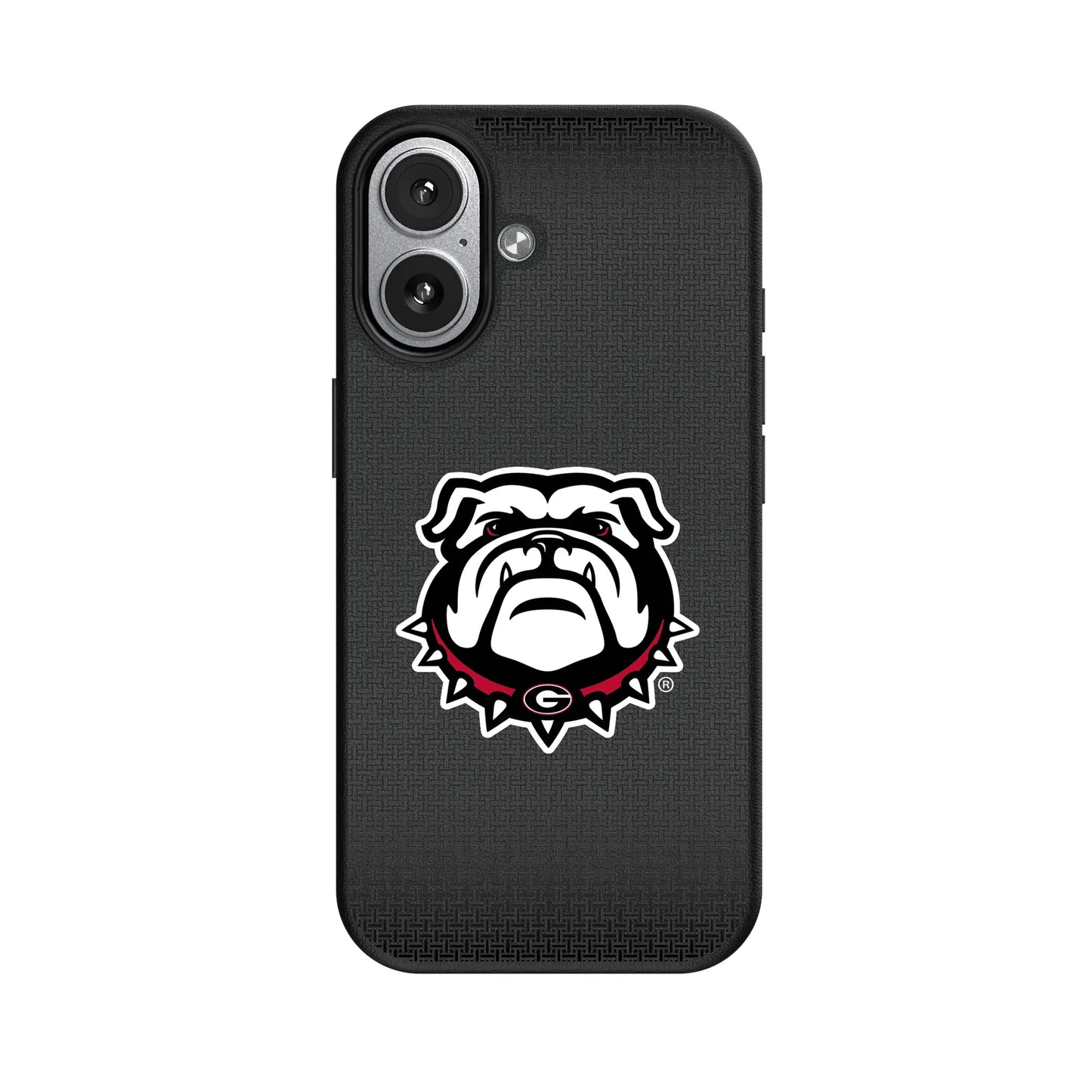 University of Georgia Bulldogs Uga Linen MagSafe Compatible Phone Case for Apple iPhone