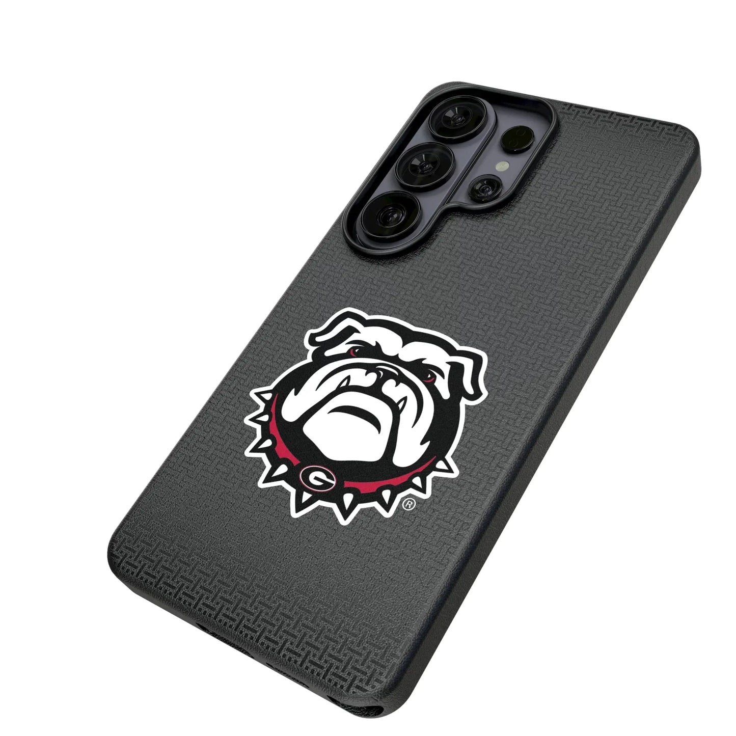 University of Georgia Bulldogs Uga Linen MagSafe Compatible Phone Case for Samsung Galaxy