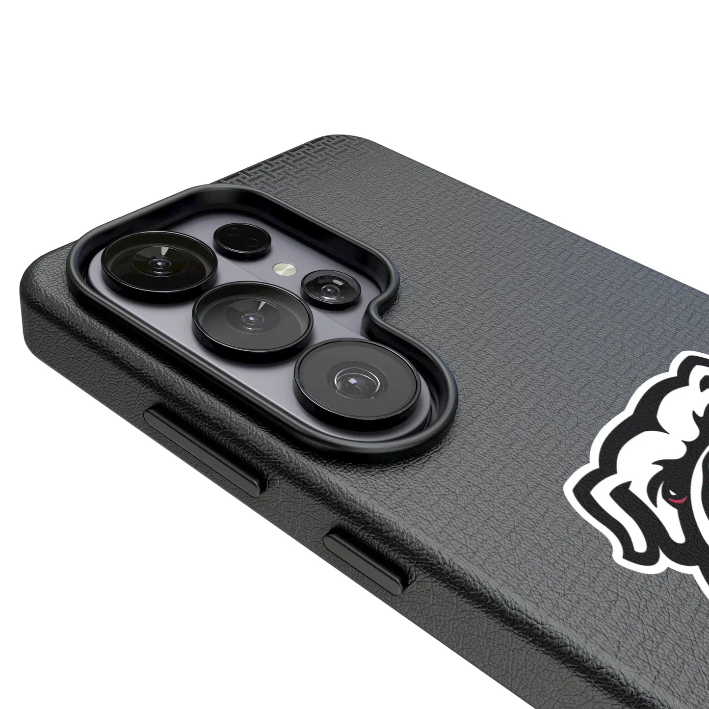 University of Georgia Bulldogs Uga Linen MagSafe Compatible Phone Case for Samsung Galaxy