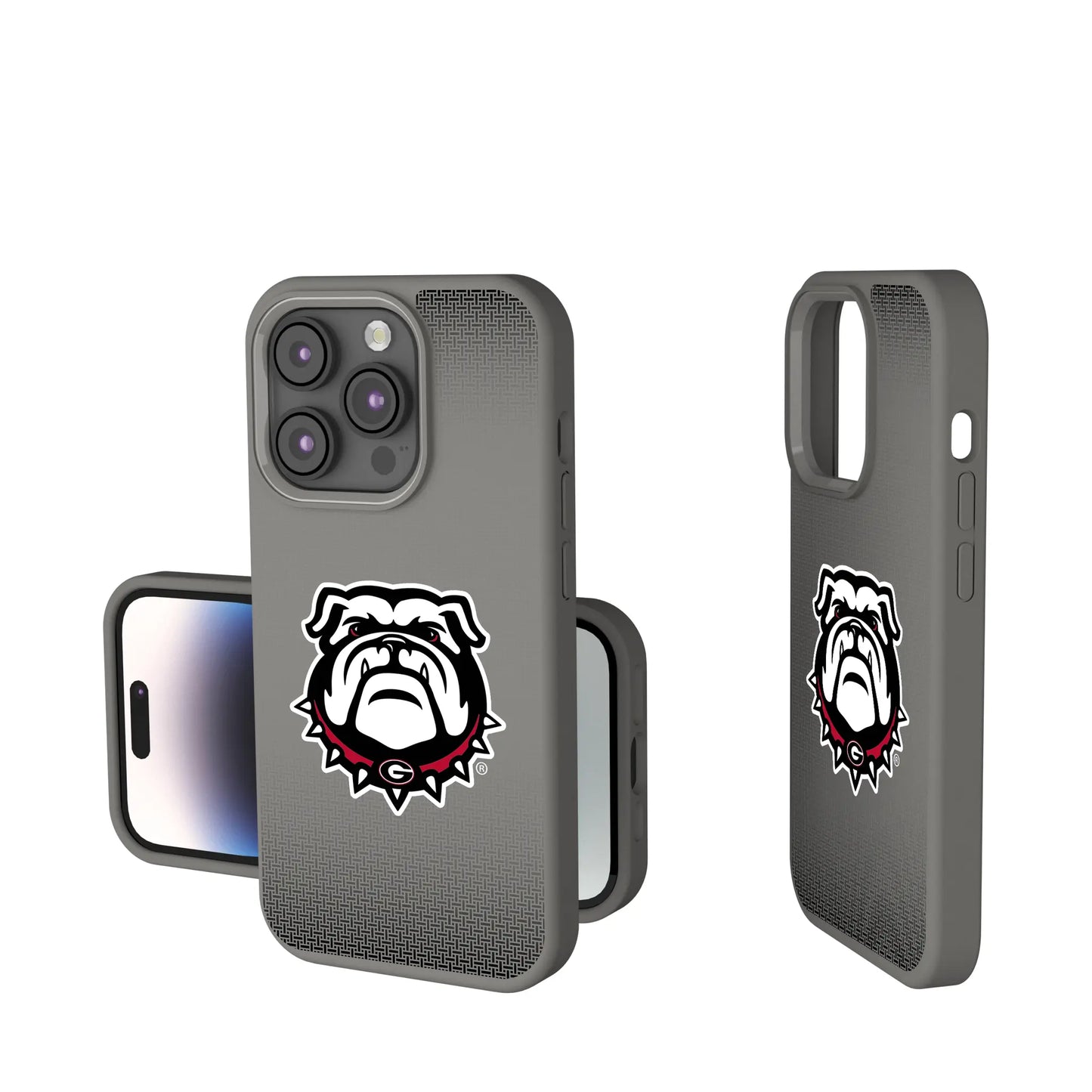 University of Georgia Bulldogs Uga Linen Soft Touch Phone Case for Apple iPhone