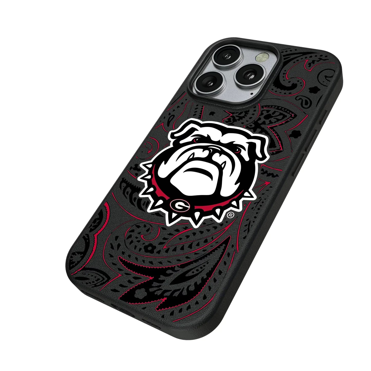 University of Georgia Bulldogs Uga Paisley MagSafe Compatible Phone Case for Apple iPhone