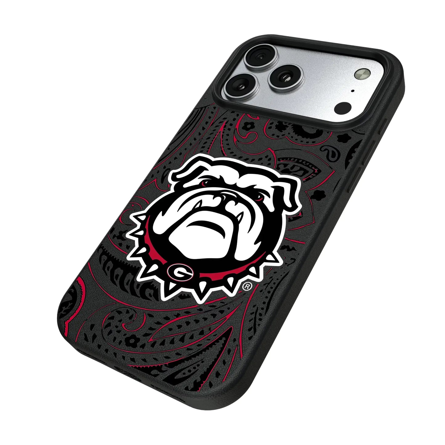 University of Georgia Bulldogs Uga Paisley MagSafe Compatible Phone Case for Apple iPhone