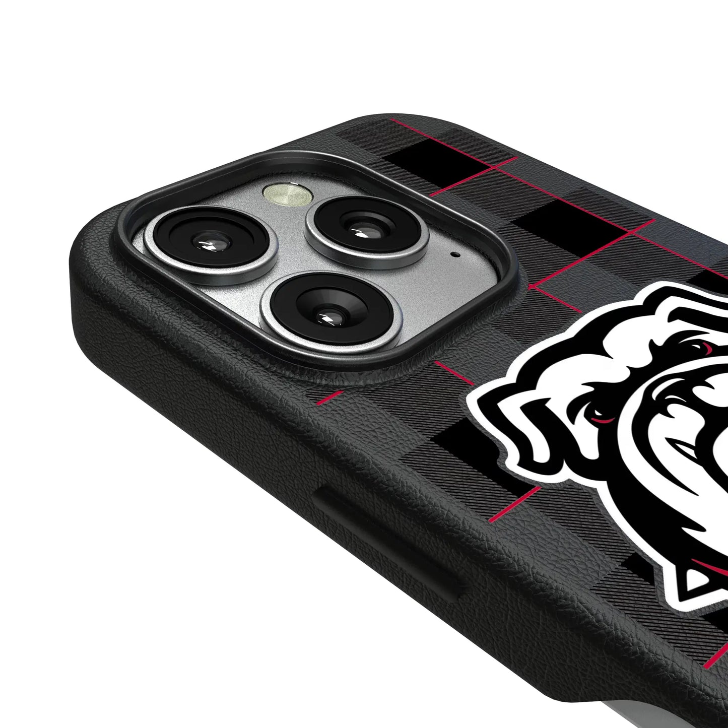 University of Georgia Bulldogs Uga Plaid MagSafe Compatible Phone Case for Apple iPhone