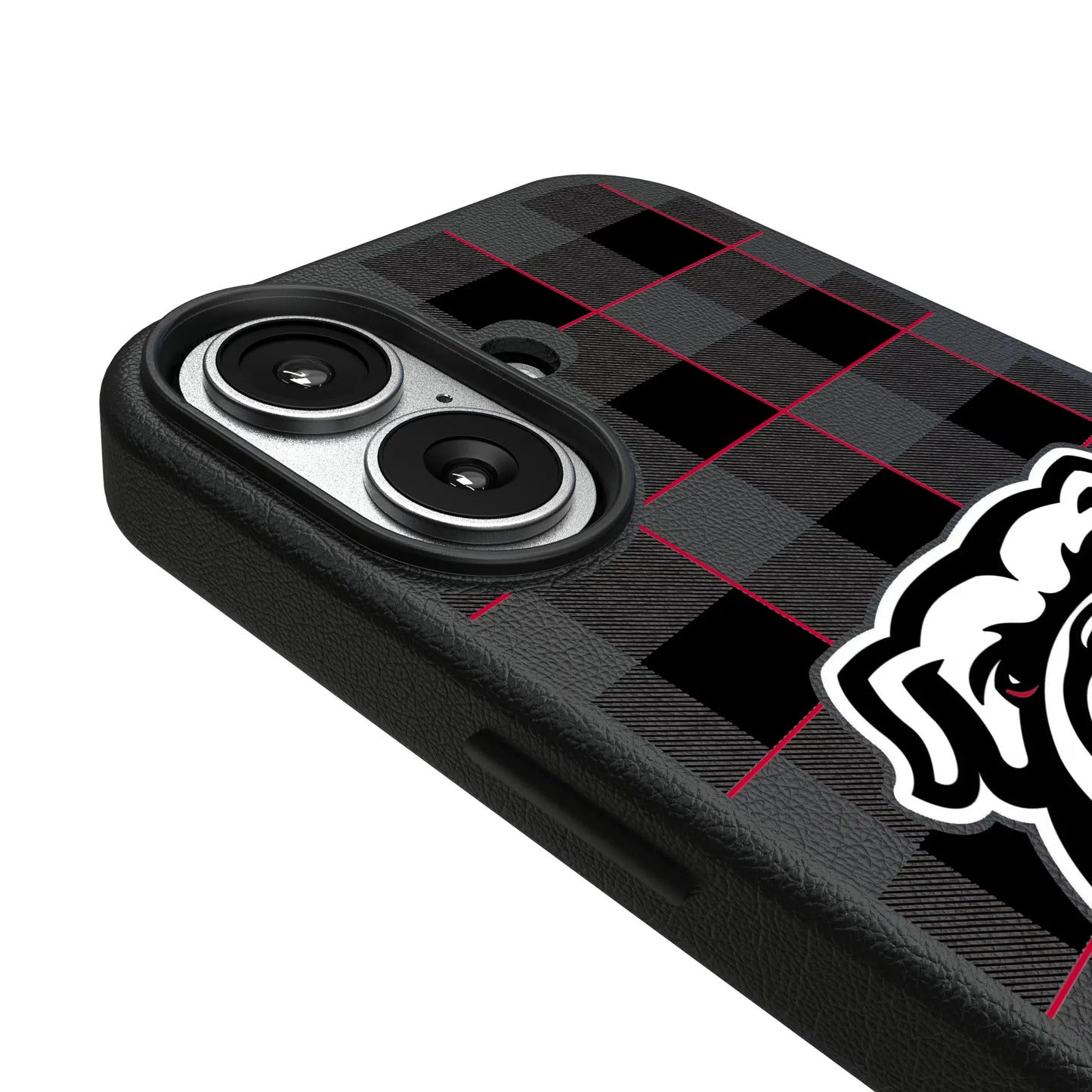 University of Georgia Bulldogs Uga Plaid MagSafe Compatible Phone Case for Apple iPhone