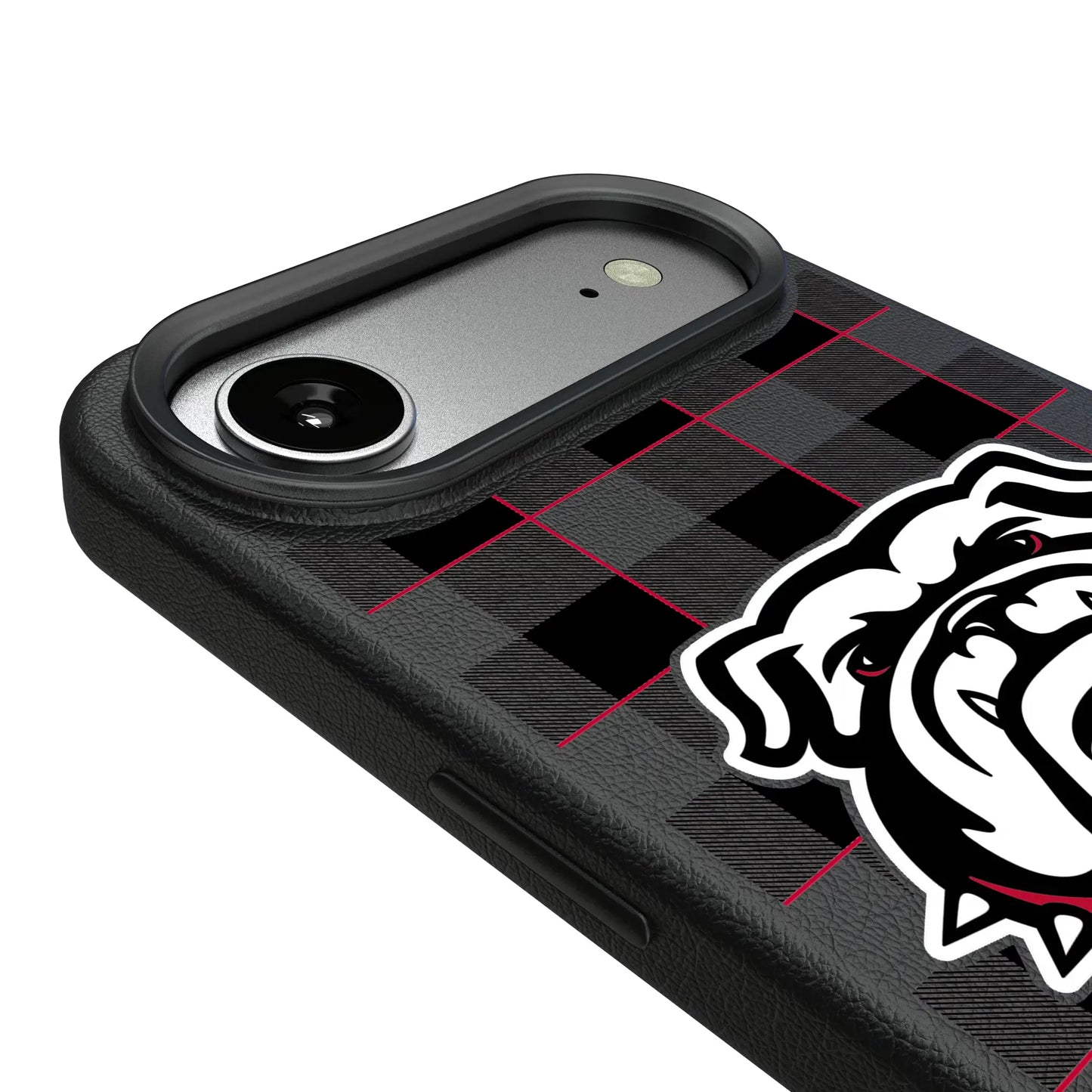 University of Georgia Bulldogs Uga Plaid MagSafe Compatible Phone Case for Apple iPhone