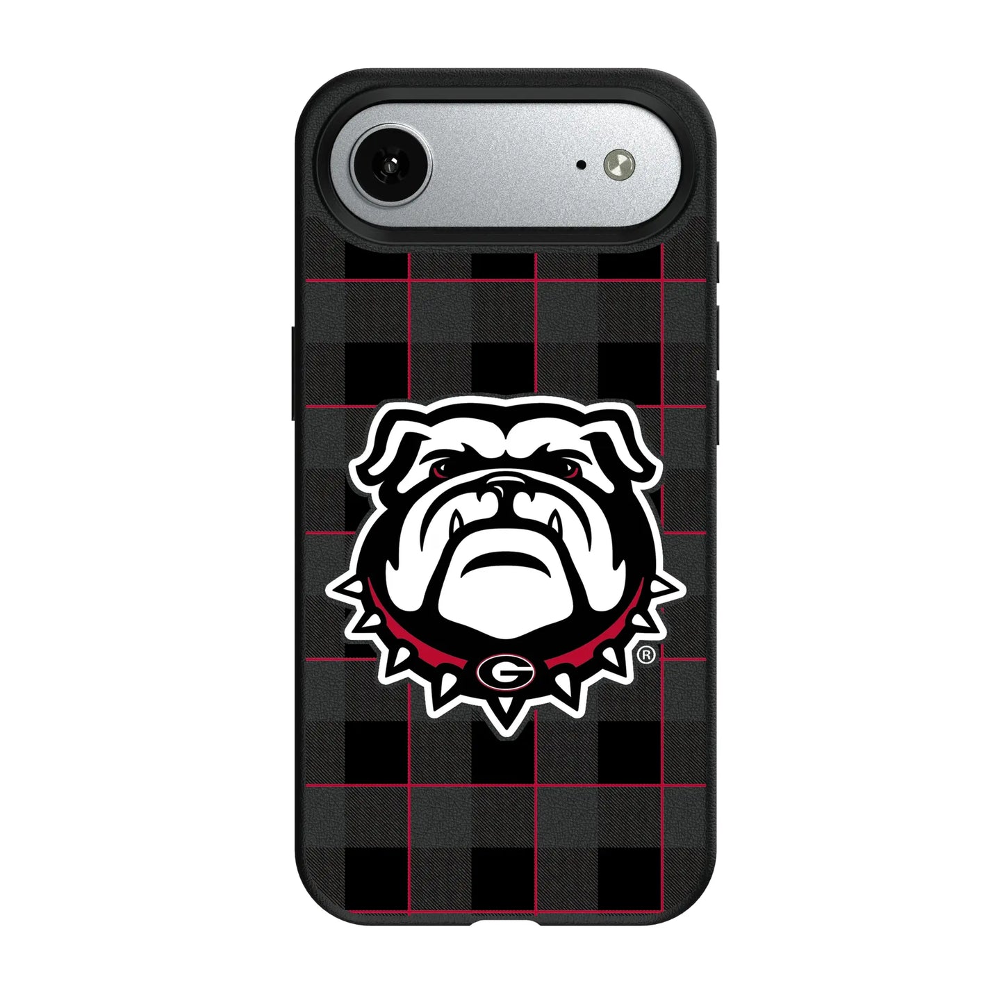 University of Georgia Bulldogs Uga Plaid MagSafe Compatible Phone Case for Apple iPhone