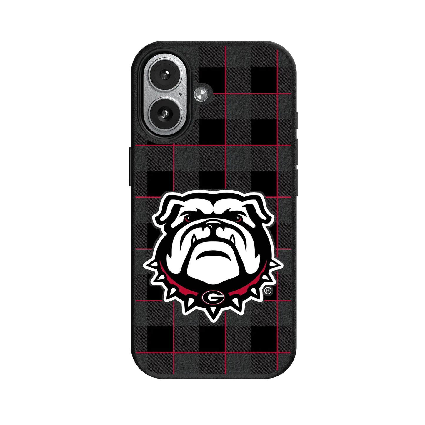 University of Georgia Bulldogs Uga Plaid MagSafe Compatible Phone Case for Apple iPhone