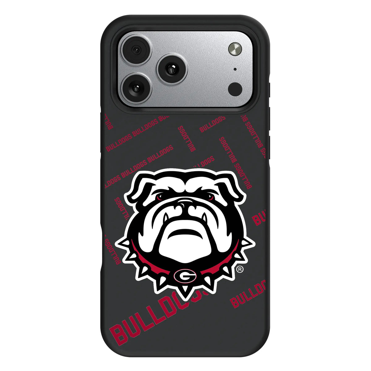 University of Georgia Bulldogs Uga Quadtile Bump Phone Case for Apple iPhone