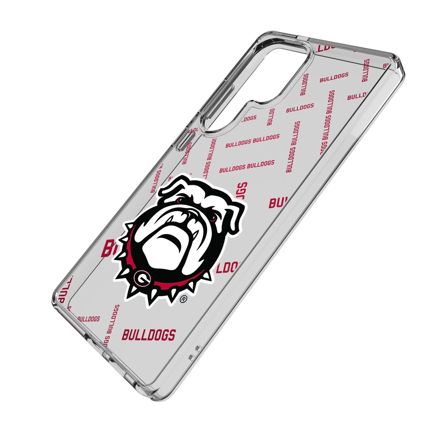 University of Georgia Bulldogs Uga Quadtile Clear Phone Case for Samsung Galaxy