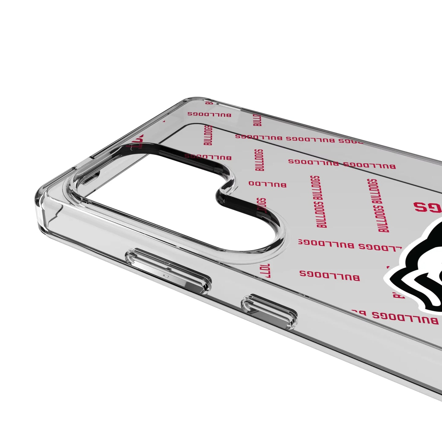 University of Georgia Bulldogs Uga Quadtile Clear Phone Case for Samsung Galaxy