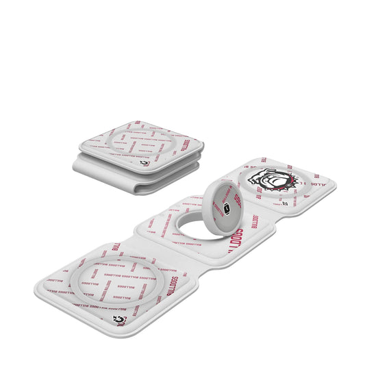 University of Georgia Bulldogs Uga Quadtile Foldable 3 in 1 Charger
