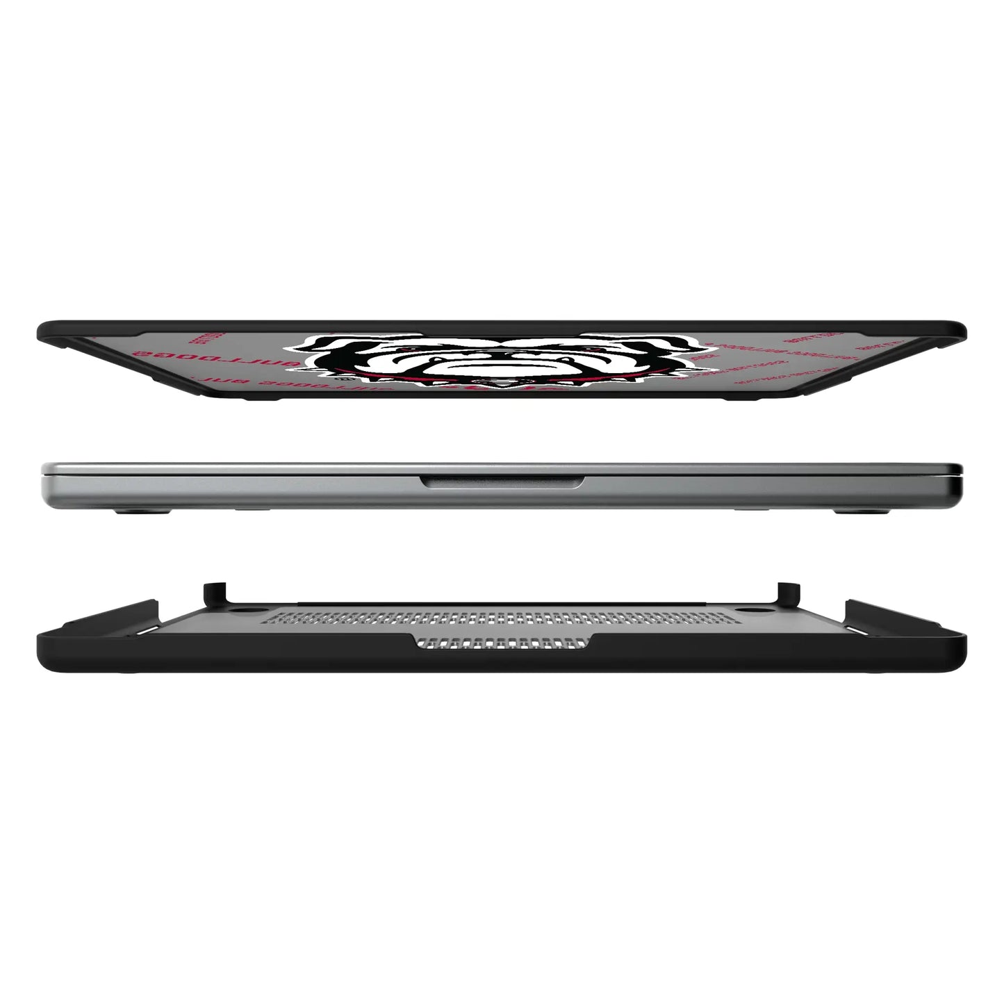 University of Georgia Bulldogs Uga Quadtile Laptop Case for Apple MacBook