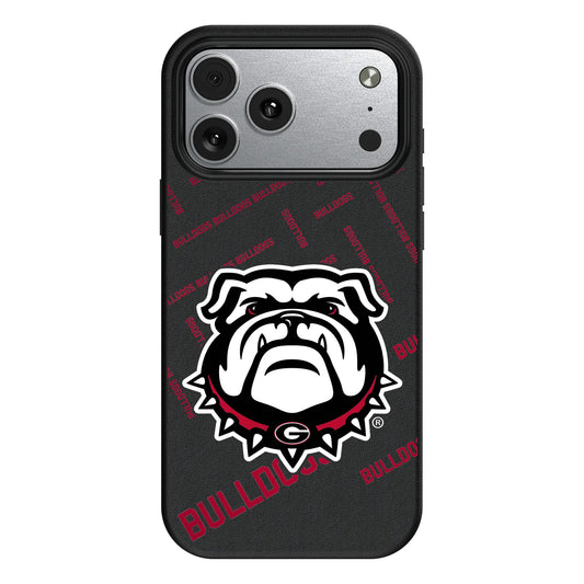 University of Georgia Bulldogs Uga Quadtile MagSafe Compatible Phone Case for Apple iPhone