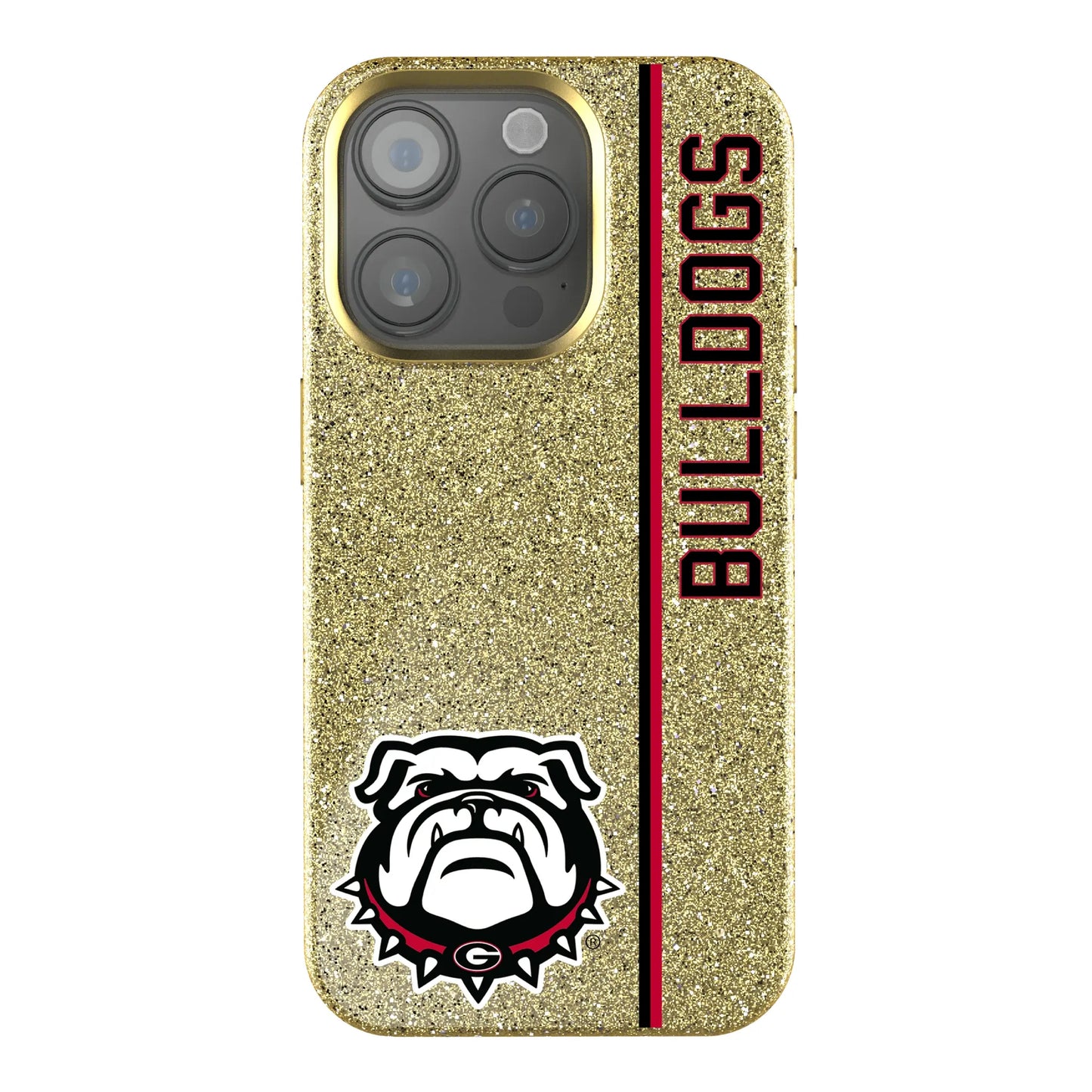 University of Georgia Bulldogs Uga Sidebar Bling Phone Case for Apple iPhone