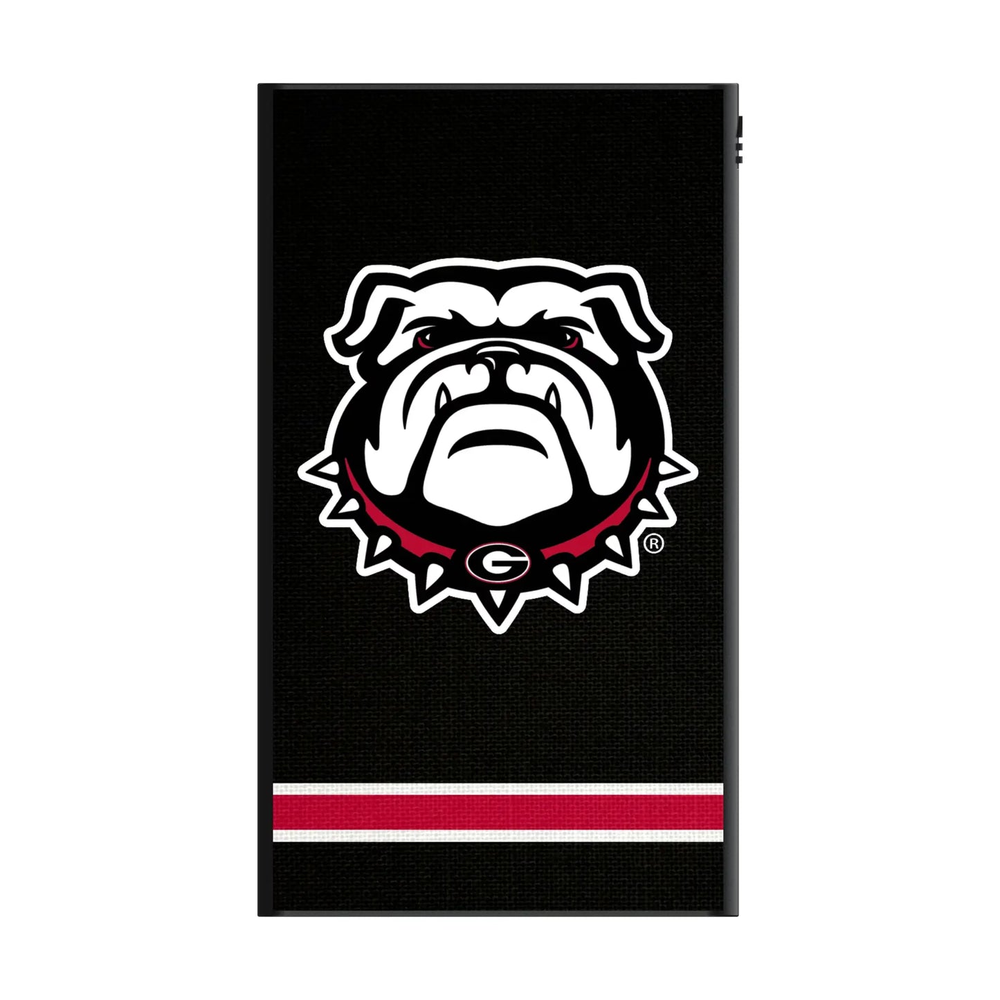 University of Georgia Bulldogs Uga Stripe 5000mAh Flat Powerbank
