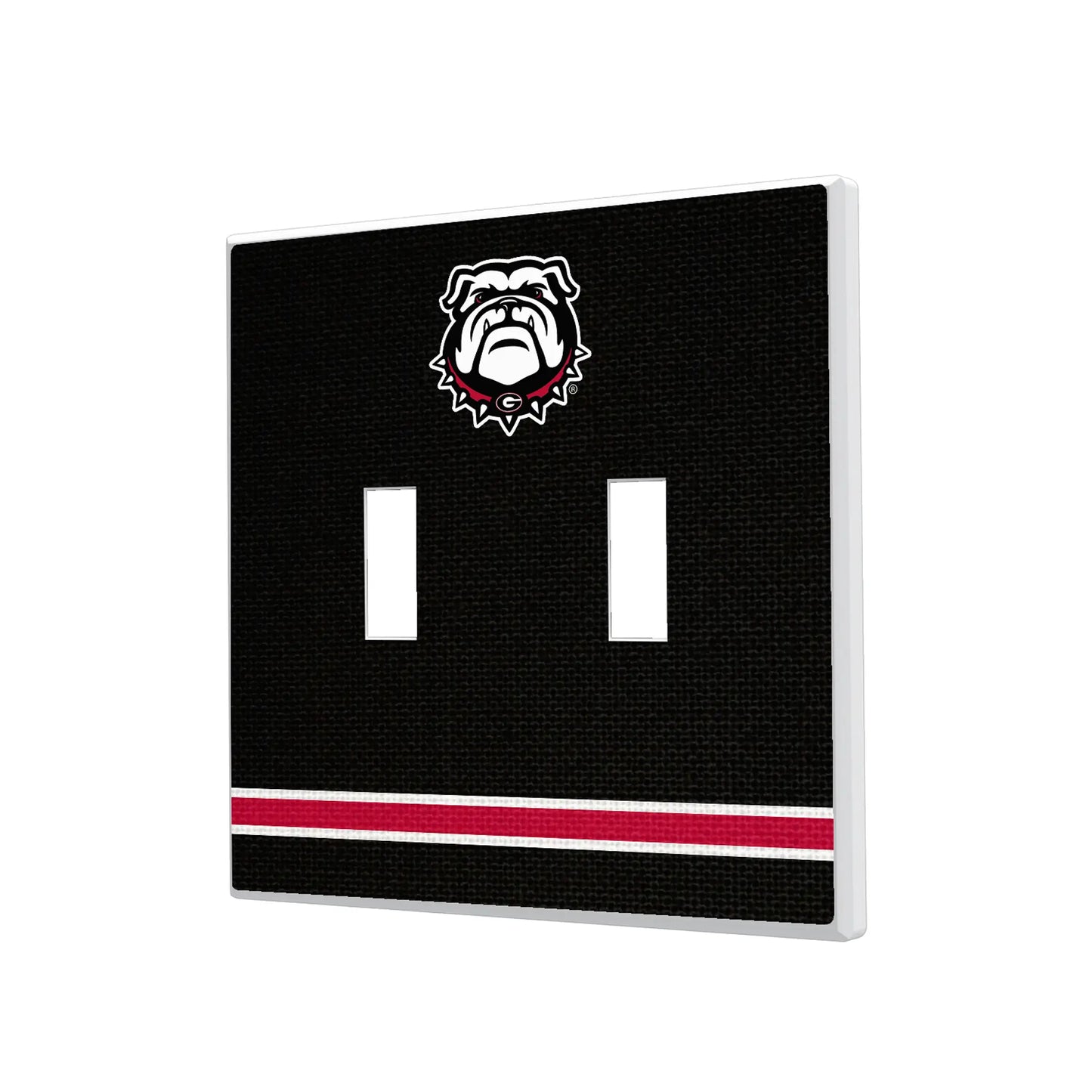 University of Georgia Bulldogs Uga Stripe Hidden-Screw Light Switch Plate