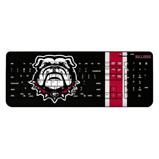 University of Georgia Bulldogs Uga Stripe Wireless USB Keyboard