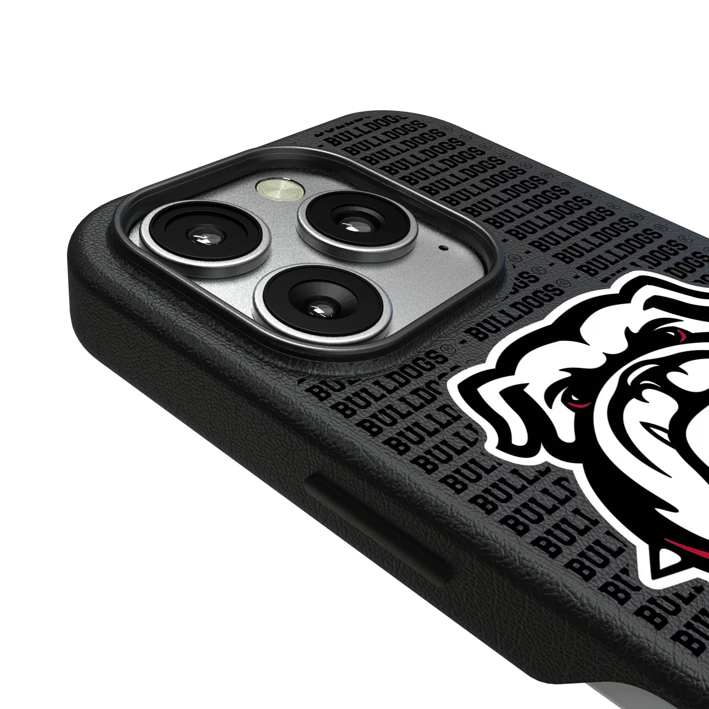 University of Georgia Bulldogs Uga Text Backdrop MagSafe Compatible Phone Case for Apple iPhone
