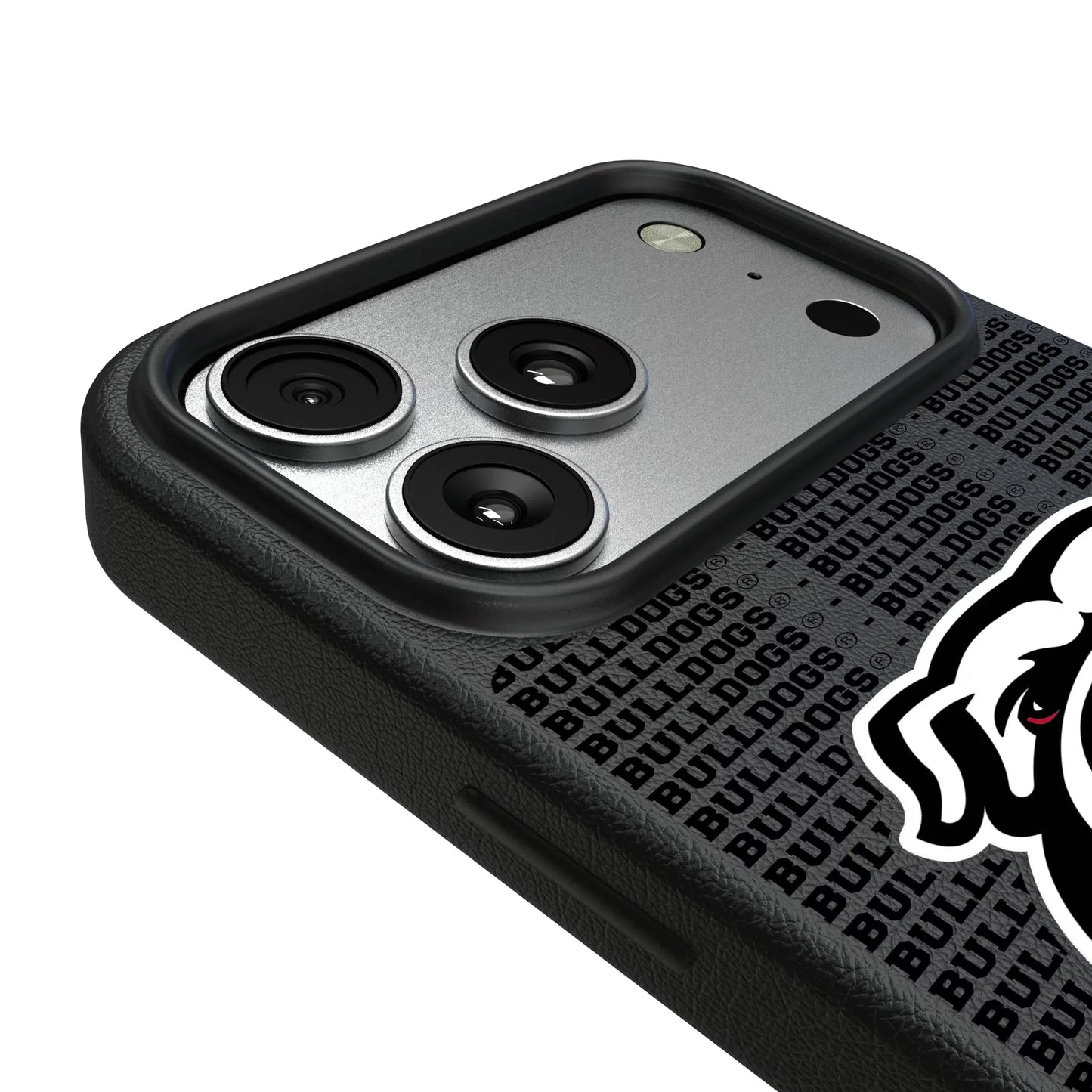 University of Georgia Bulldogs Uga Text Backdrop MagSafe Compatible Phone Case for Apple iPhone