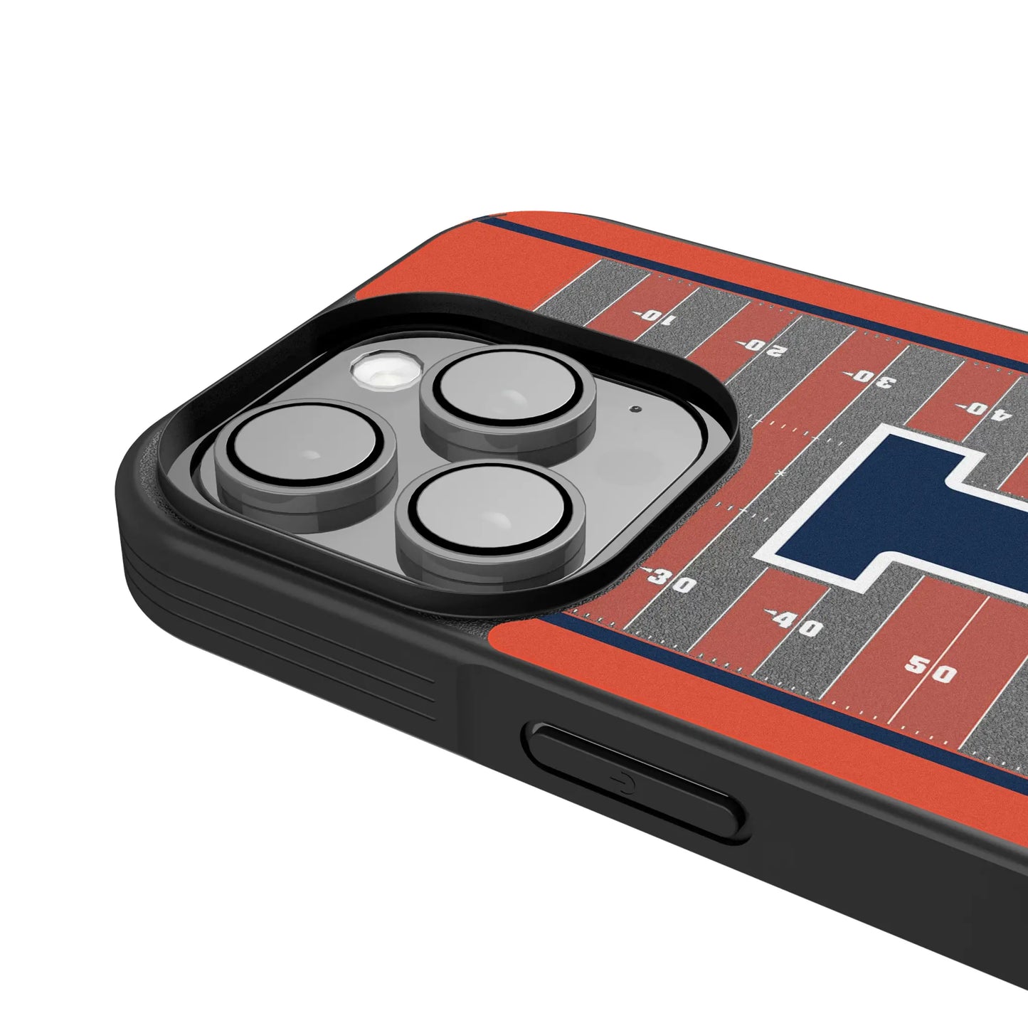 University of Illinois Fighting Illini Field Bump Phone Case for Apple iPhone