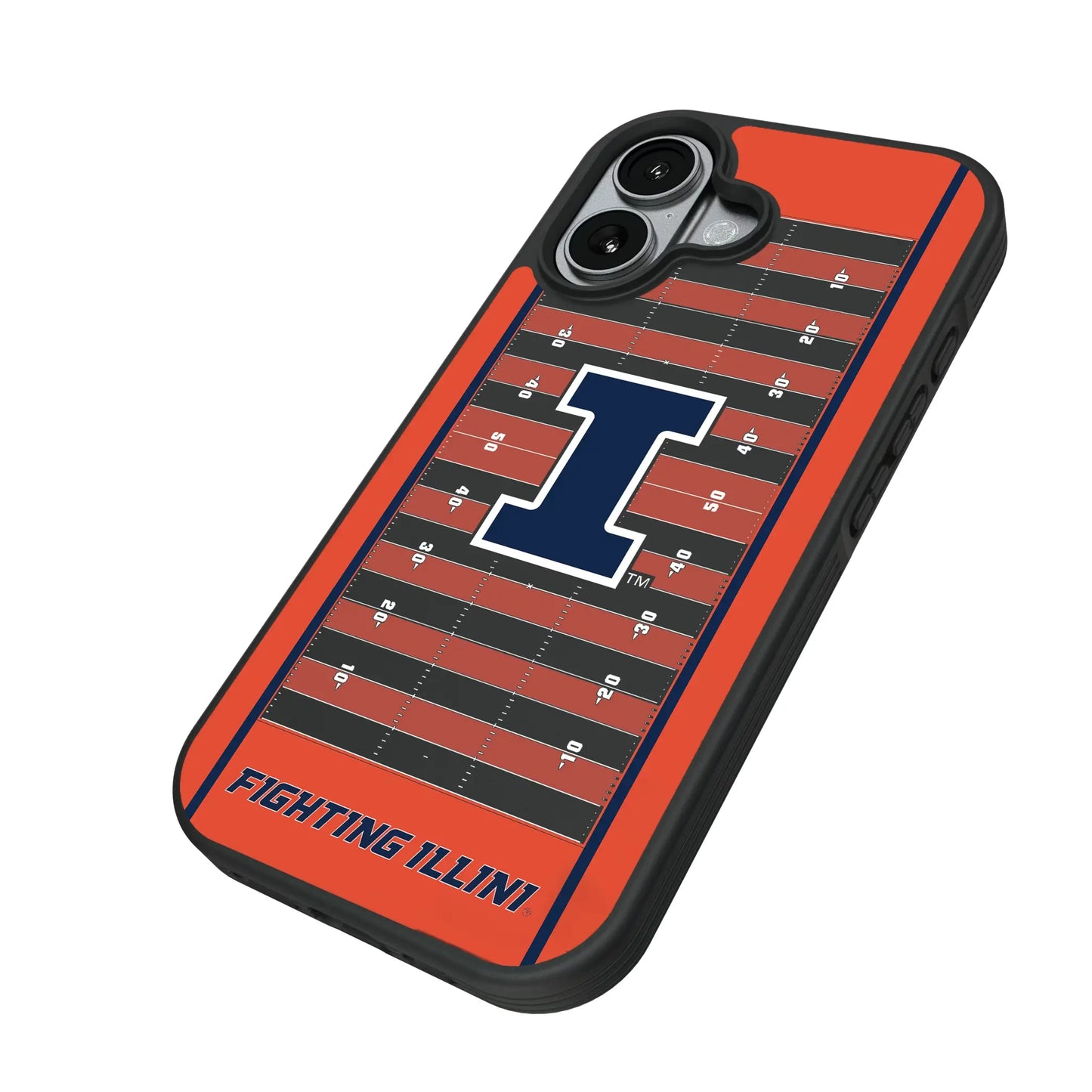 University of Illinois Fighting Illini Field Bump Phone Case for Apple iPhone