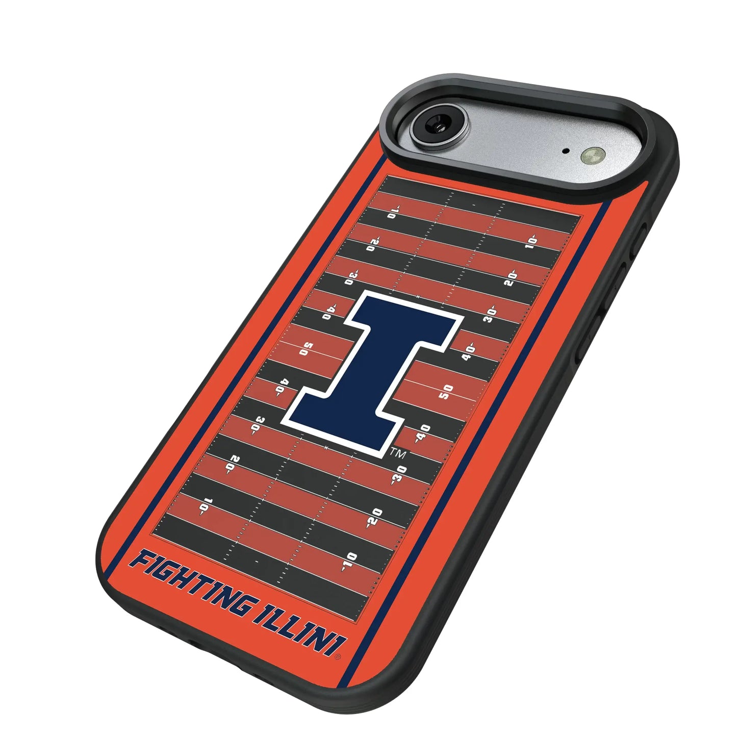 University of Illinois Fighting Illini Field Bump Phone Case for Apple iPhone