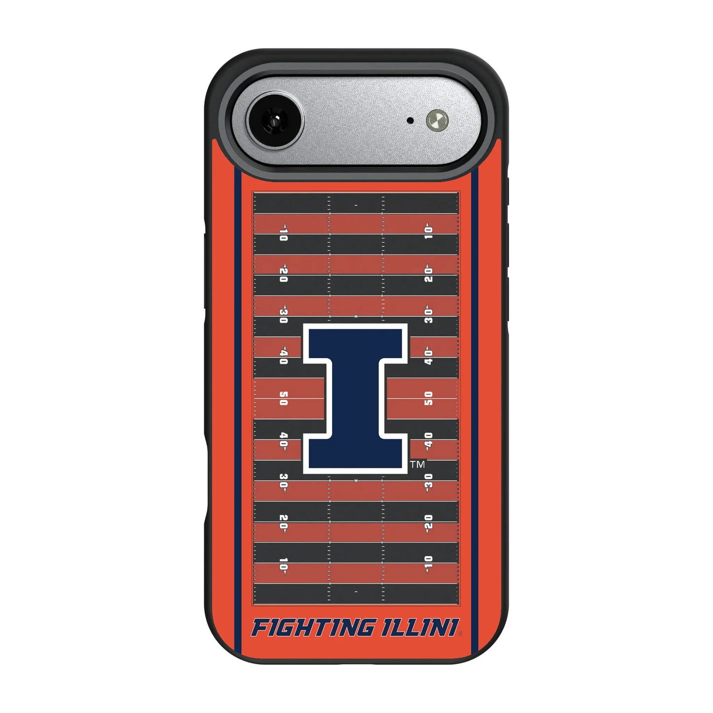 University of Illinois Fighting Illini Field Bump Phone Case for Apple iPhone