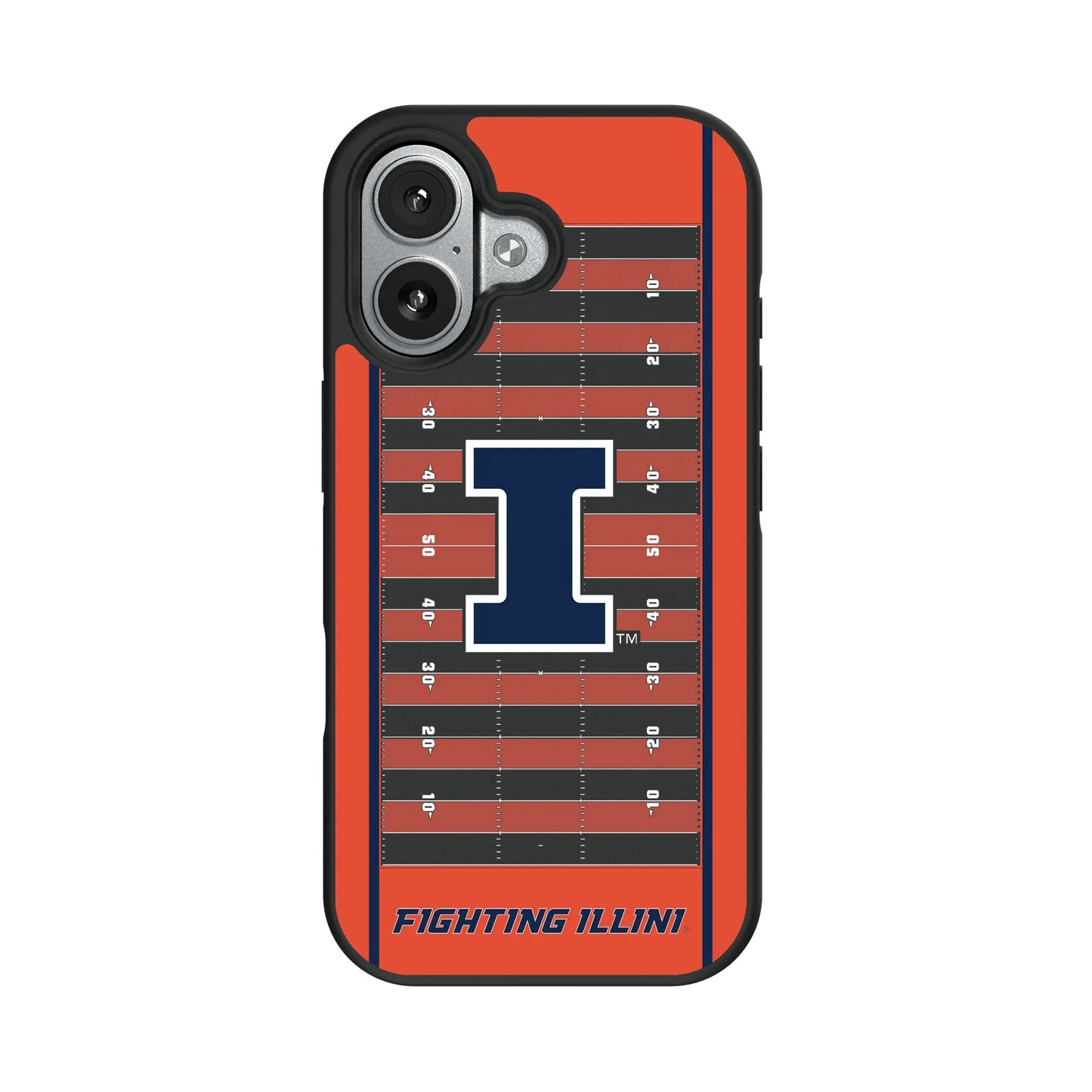 University of Illinois Fighting Illini Field Bump Phone Case for Apple iPhone