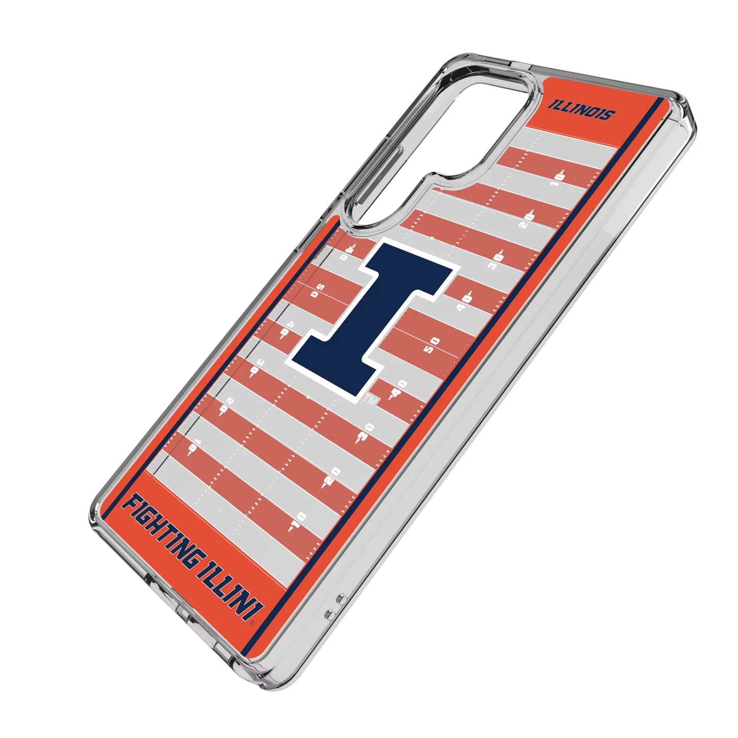 University of Illinois Fighting Illini Field Clear Phone Case for Samsung Galaxy