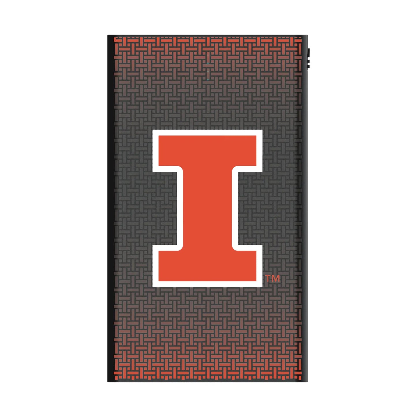 University of Illinois Fighting Illini Linen 5000mAh Flat Powerbank