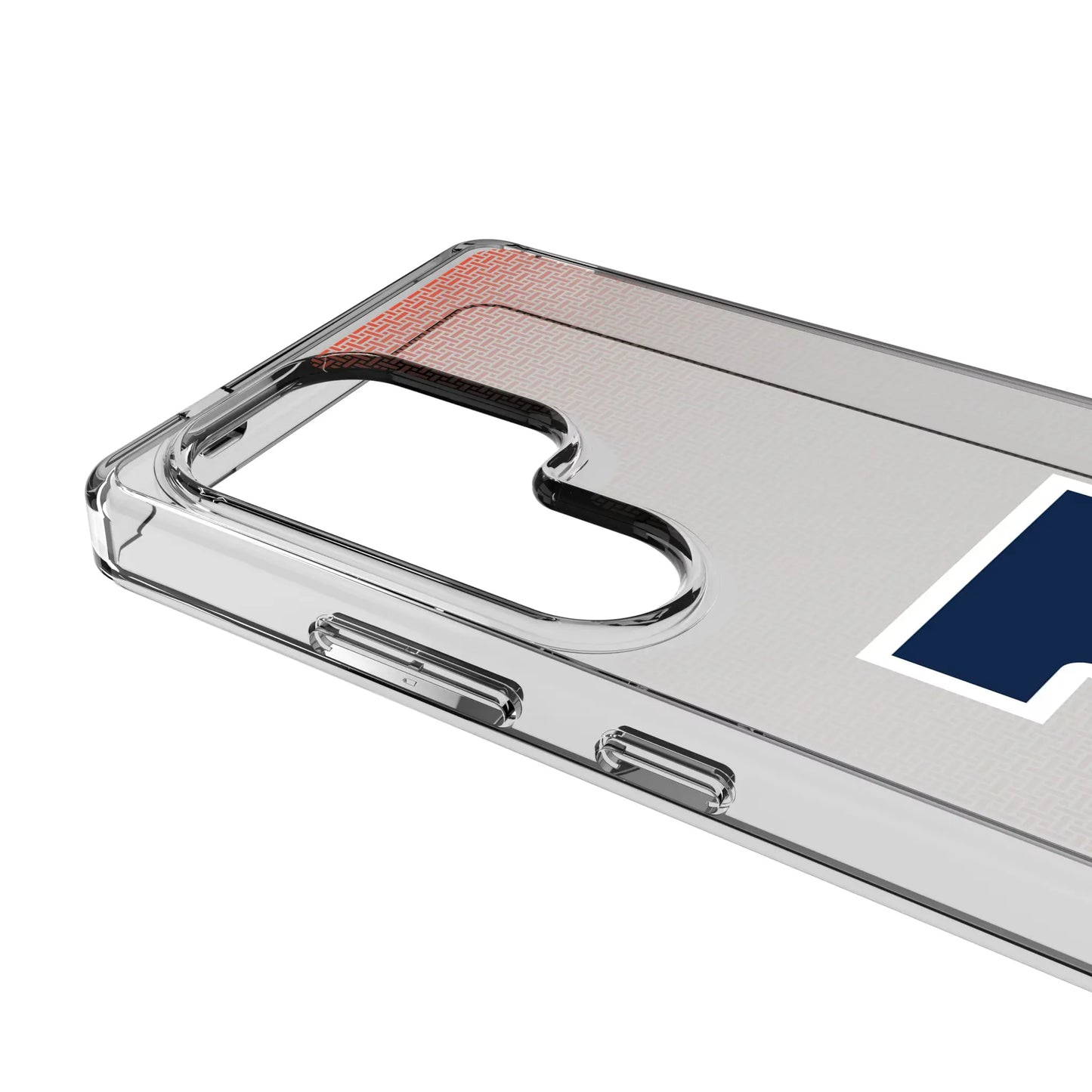 University of Illinois Fighting Illini Linen Clear Phone Case for Samsung Galaxy
