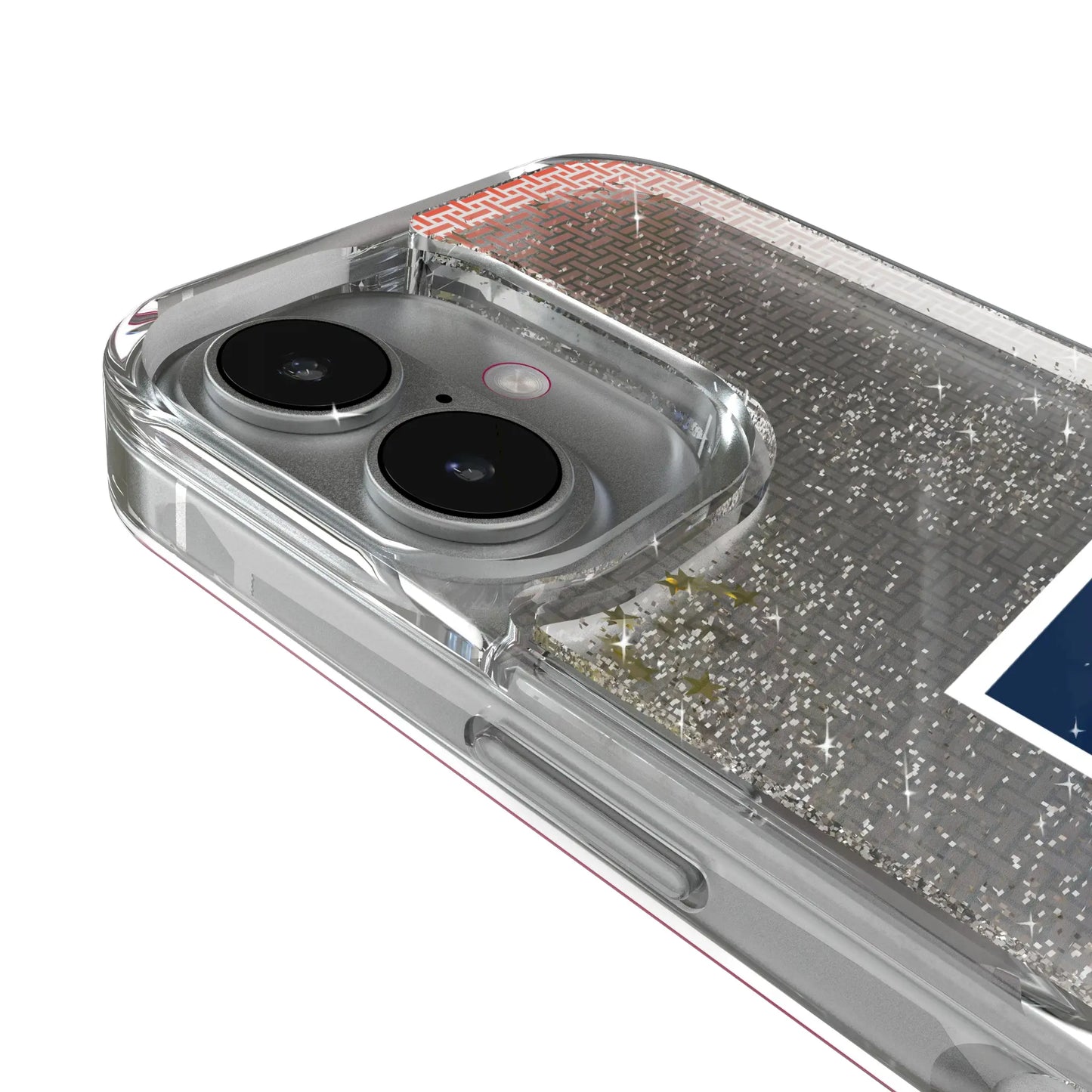 University of Illinois Fighting Illini Linen Glitter Phone Case for Apple iPhone