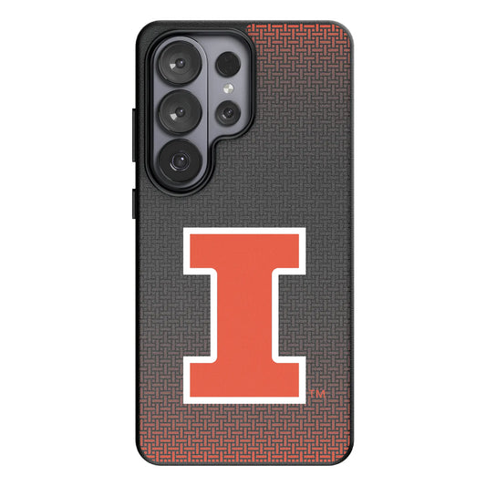 University of Illinois Fighting Illini Linen MagSafe Compatible Phone Case for Samsung Galaxy