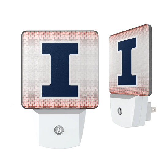 University of Illinois Fighting Illini Linen Night Light 2-Pack
