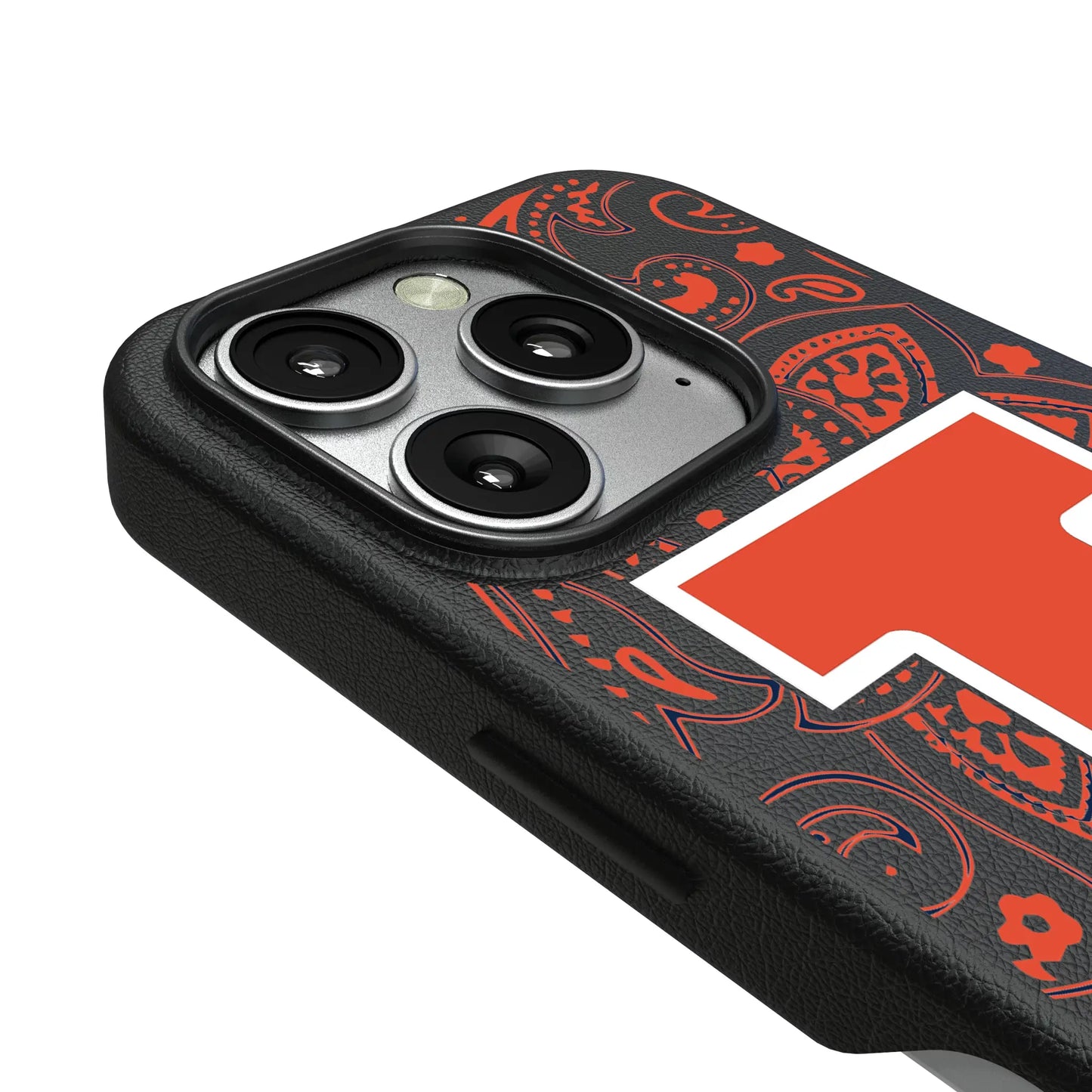 University of Illinois Fighting Illini Paisley MagSafe Compatible Phone Case for Apple iPhone