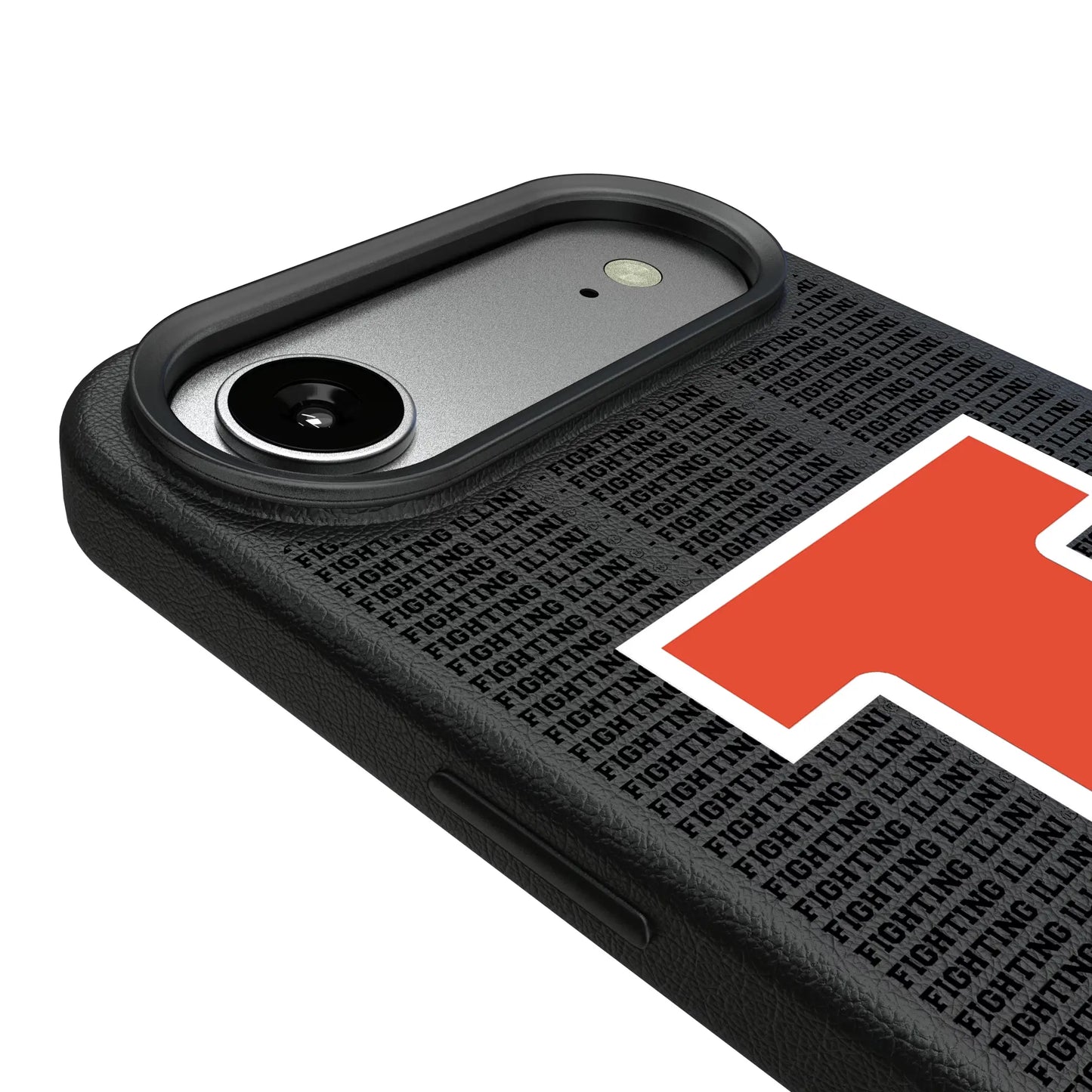 University of Illinois Fighting Illini Text Backdrop MagSafe Compatible Phone Case for Apple iPhone