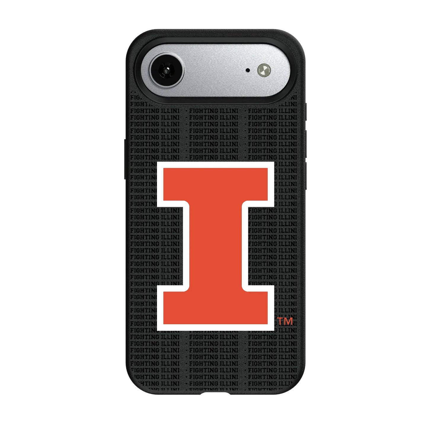 University of Illinois Fighting Illini Text Backdrop MagSafe Compatible Phone Case for Apple iPhone